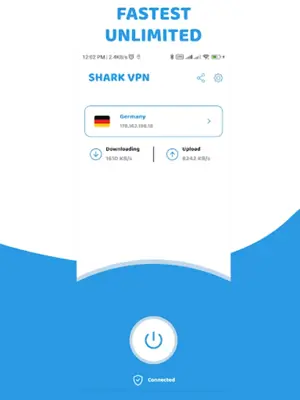 SHARK VPN android App screenshot 3